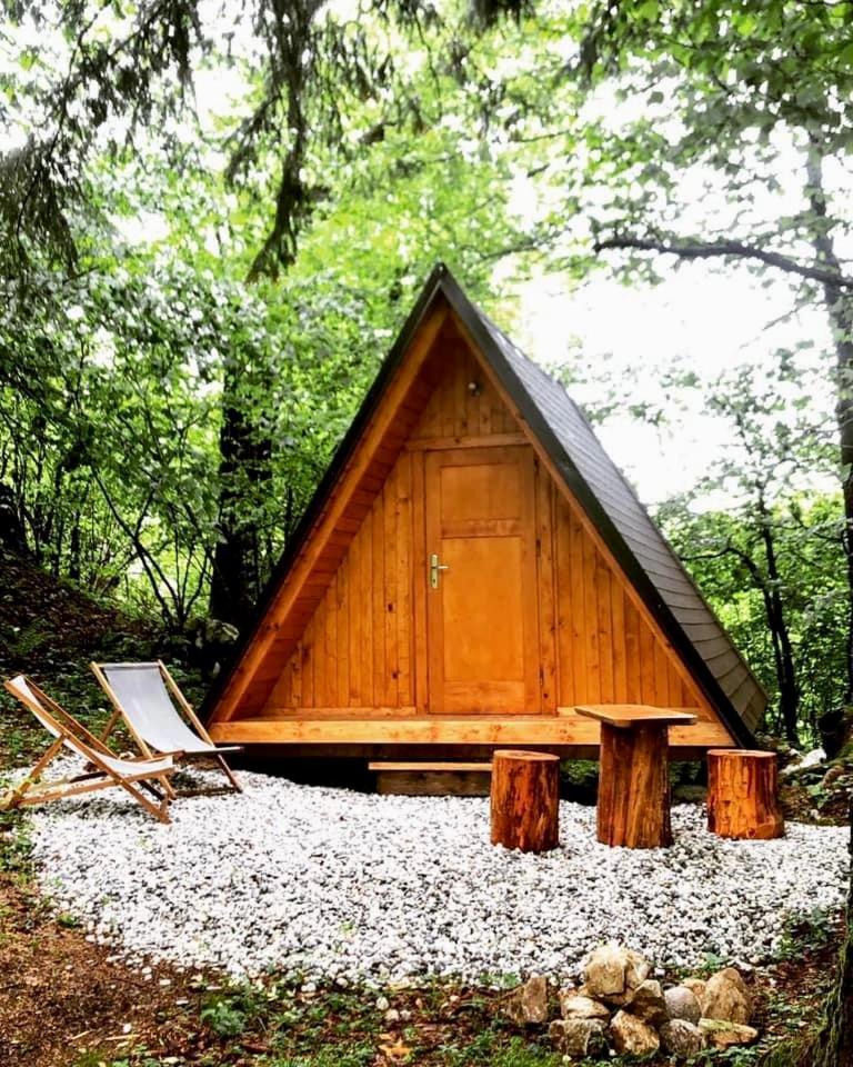 Glamping Krn Hotell Kobarid Exteriör bild